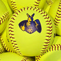 CUSTOM LOGO PWR 12" Leather Poly-Core Softball - .375 LBS .47 COR (DOZEN)