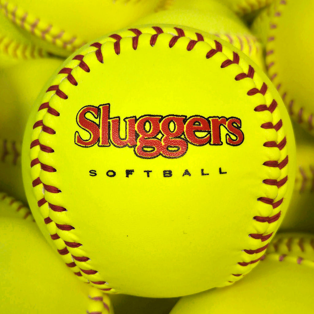 CUSTOM LOGO 12" Leather Poly-Core Softball - .375 LBS .47 COR (SINGLE)