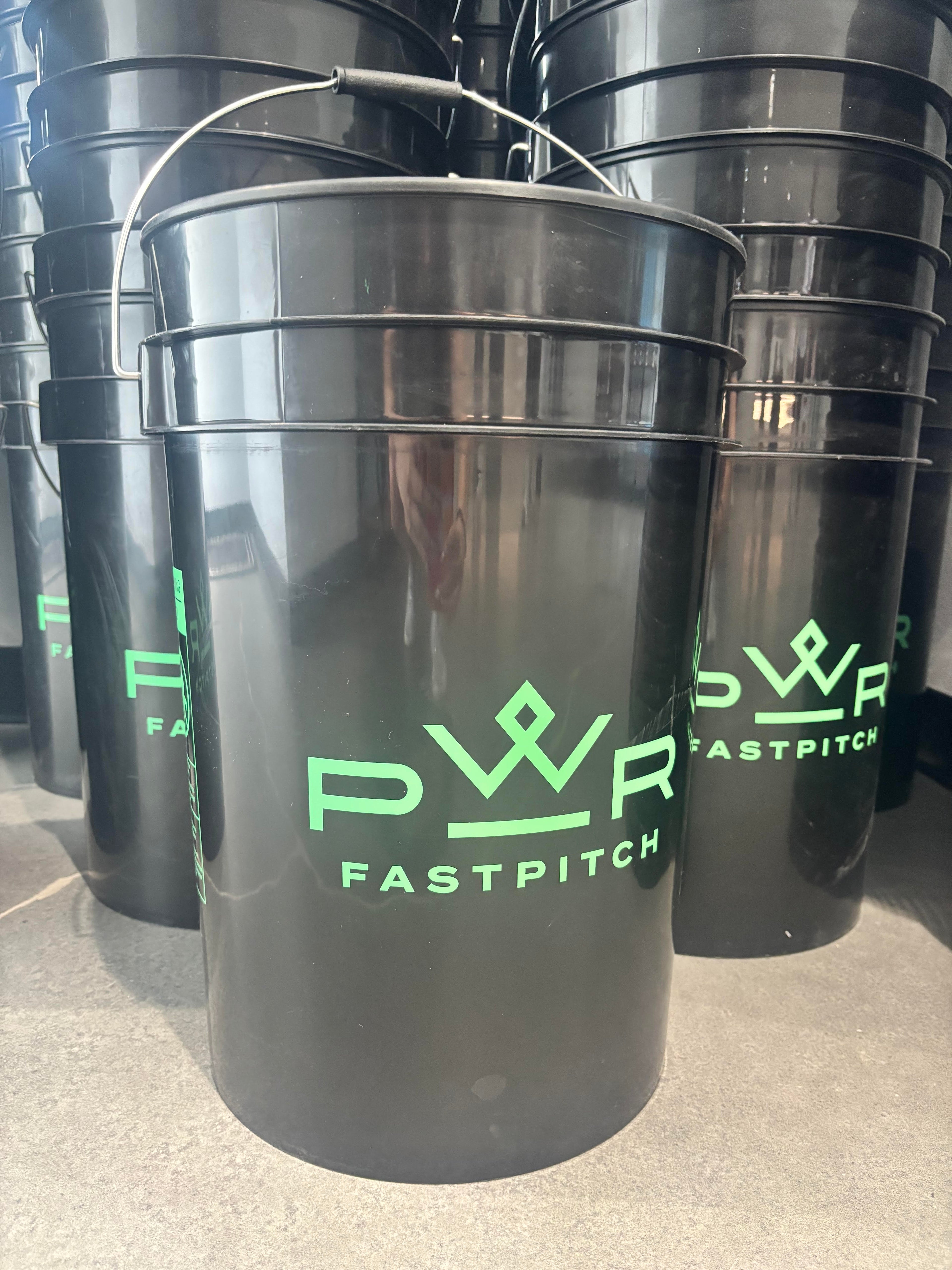 PWR Fastpitch 6 Gallon Softball Bucket